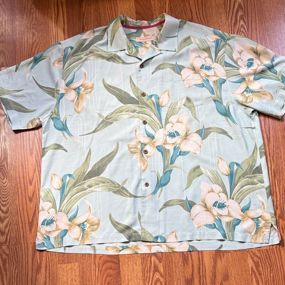 Tommy Bahama Floral Hawaiian Shirt